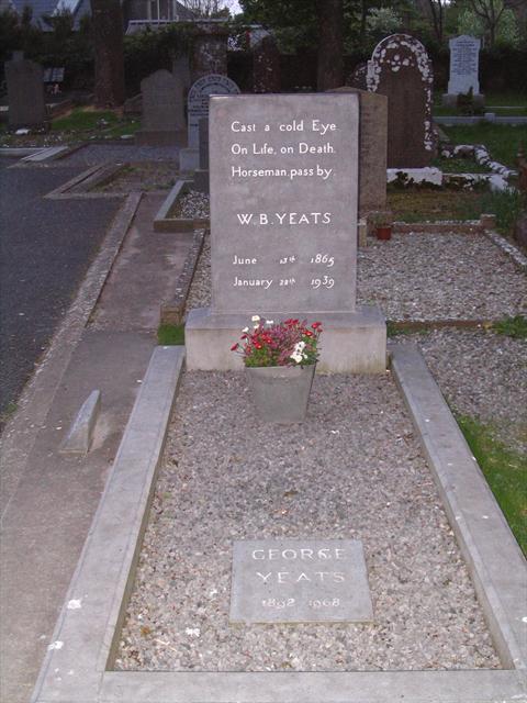 Hrob básníka W.B.Yeatse